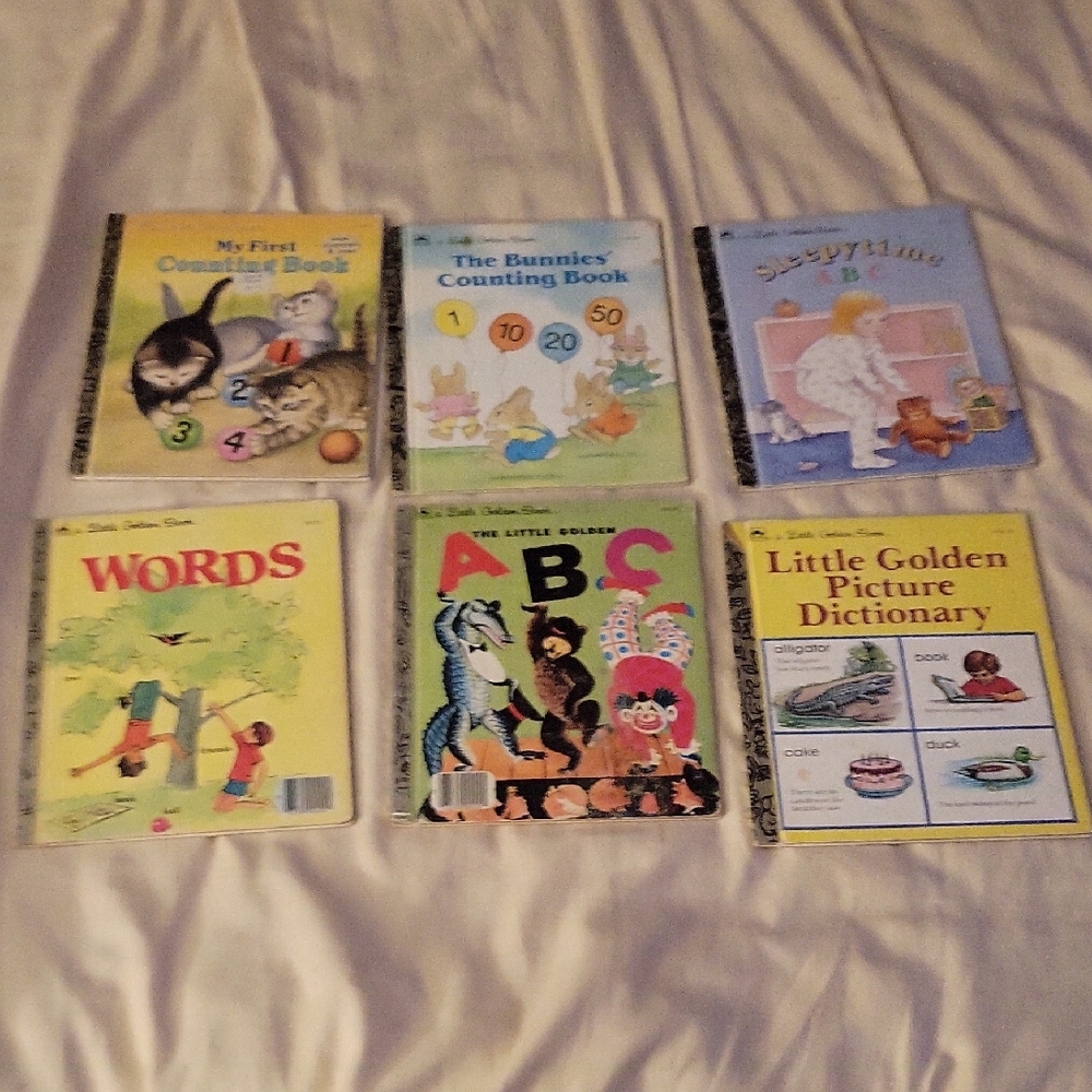 Little Golden Books Learning Set 6 Count